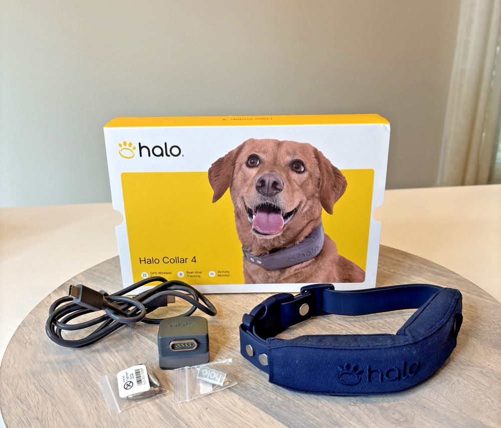 Halo Collar 4 GPS Wireless Dog Fence & Training Collar Midnight Blue
